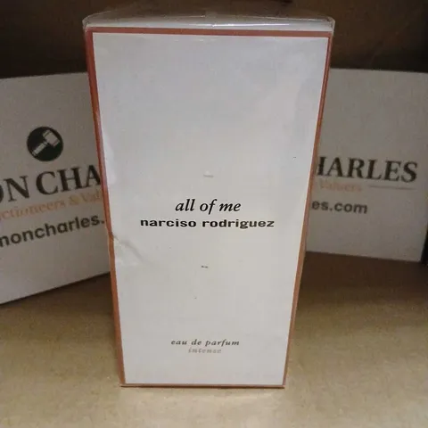 BOXED AND SEALED ALL OF ME NARCISO RODRIGUEZ EAU DE PARFUM INTENSE 90ML