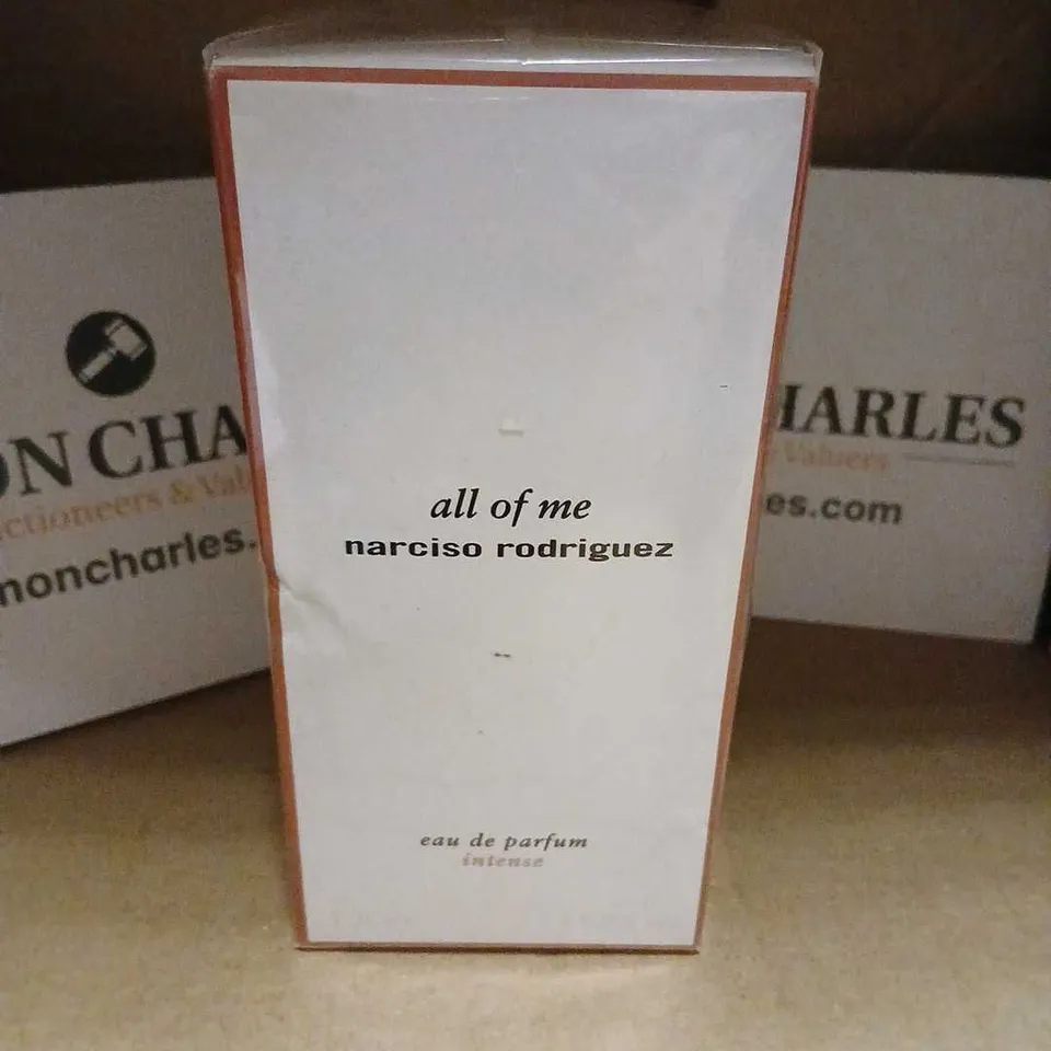 BOXED AND SEALED ALL OF ME NARCISO RODRIGUEZ EAU DE PARFUM INTENSE 90ML