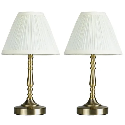 BOXED FASON 36cm TABLE LAMP - SET OF 2