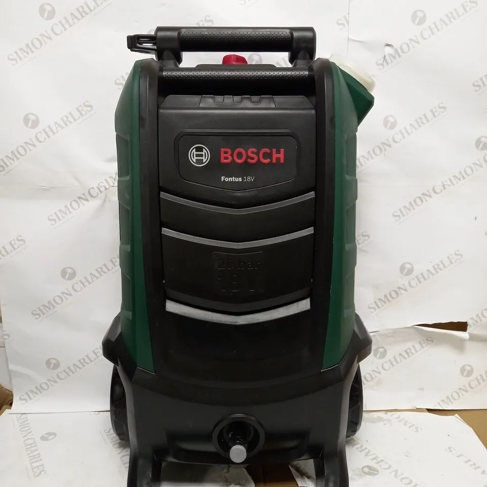 BOSCH CORDLESS OUTDOOR PRESSURE WASHER FONTUS 18V