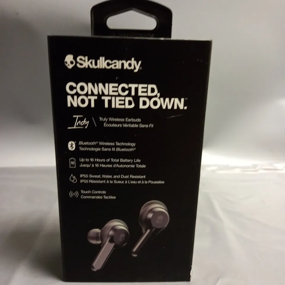 BOXED SKULLCANDY INDY TRULY WIRELESS EARBUDS BLACK