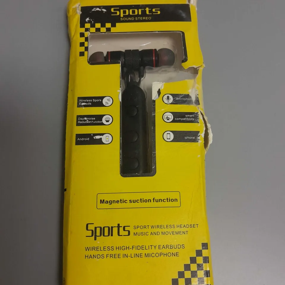 SPORTS WIRELESS HEADSET EARPHONES