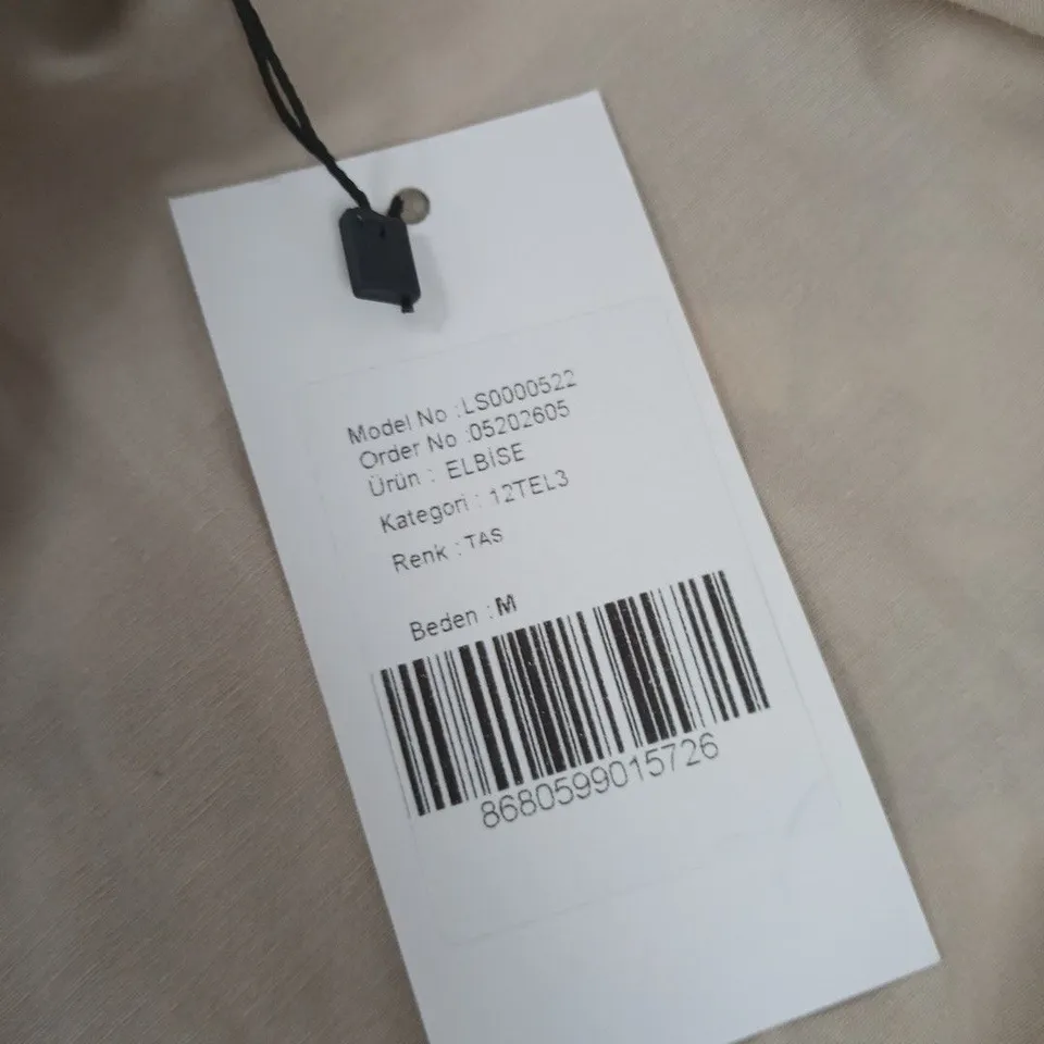 BUSEM DRESS – BEIGE – UK SIZE M