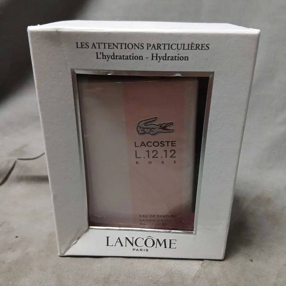LACOSTE L.12.12 ROSE EAU DE PARFUM – BOXED
