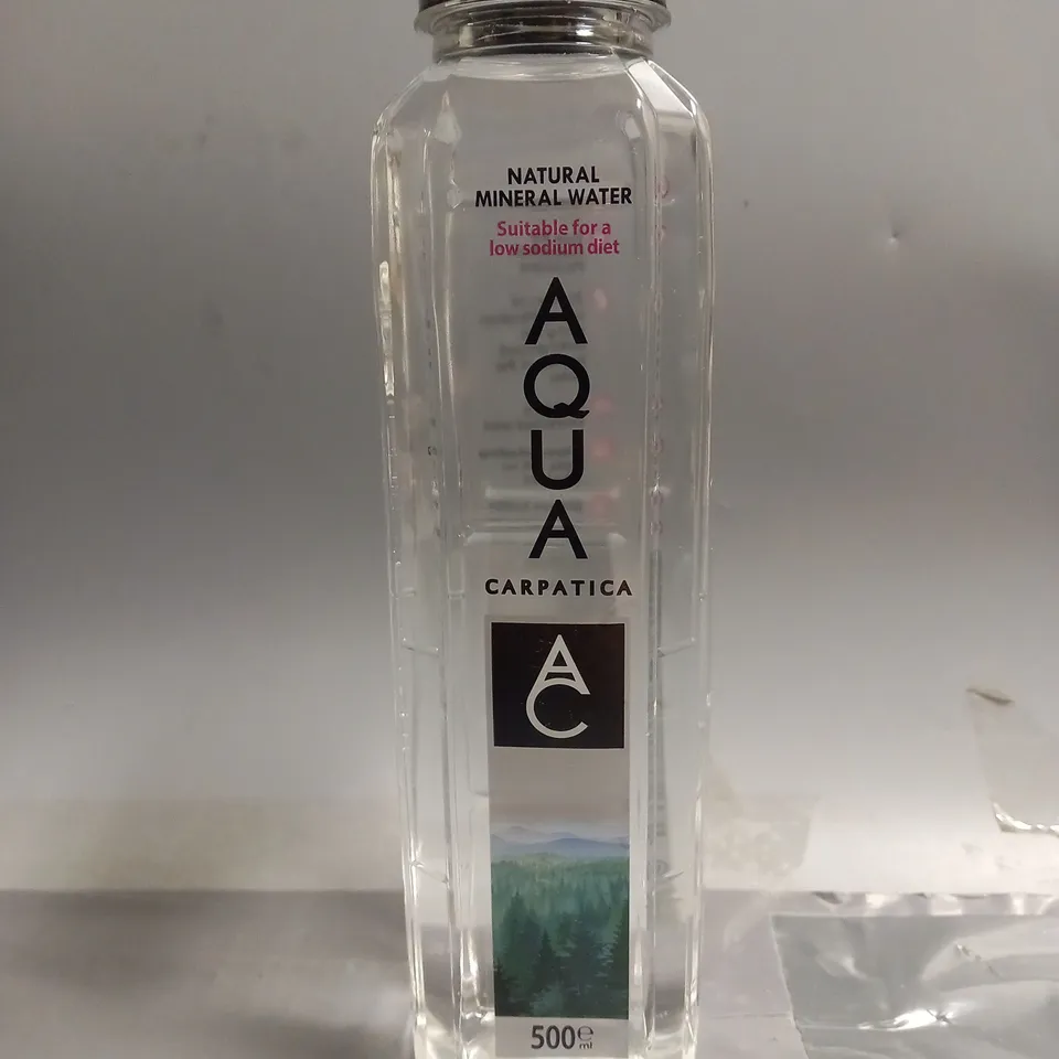APPROXIMATELY 14 AQUA CARPATICA NATURAL MINERAL WATER STILL 500ML
