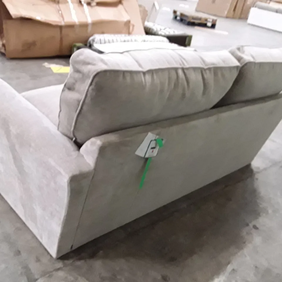 QUALITY DESIGNER SOFA LHF SECTION - NATURAL FABRIC