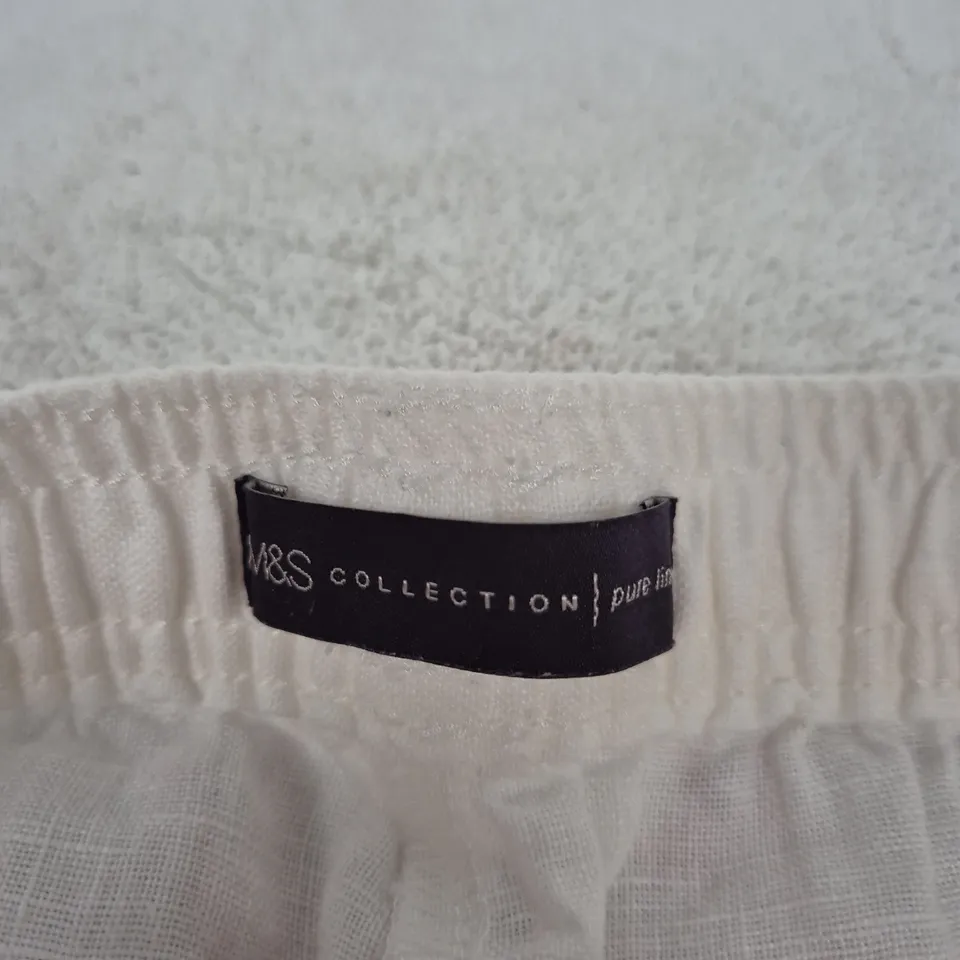 M&S COLLECTION WHITE SHOES – UK SIZE 10 (EUR 38)