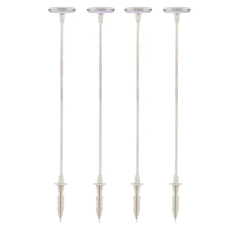 GRUMPY GARDENER SET OF 4 SWAY SOLAR LIGHTS