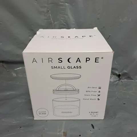 BOXED AIRSCAPE SMALL GLASS 1 QUART STORAGE CONTAINER 