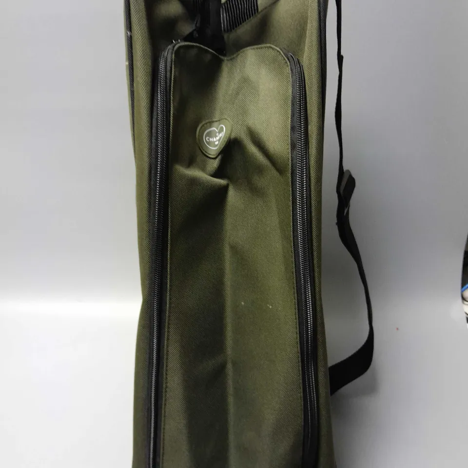 LE CHAMEAU KHAKI GREEN SHOULDER CARRY BAG