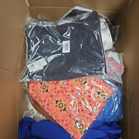 APPROXIMATELY 20 ASSORTED CLOTHING ITEMS IN VARIOUS SIZES, STYLES AND COLOURS