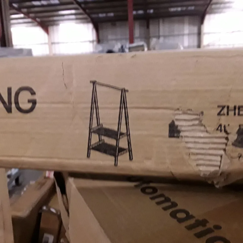 BOXED LIFE IDEAS DOUBLE FOLDING COAT RACK" BROWN - 66 LONG 