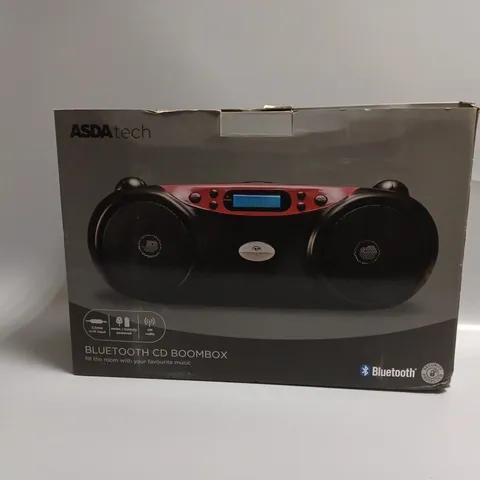 BOXED BLUETOOTH CD BOOMBOX