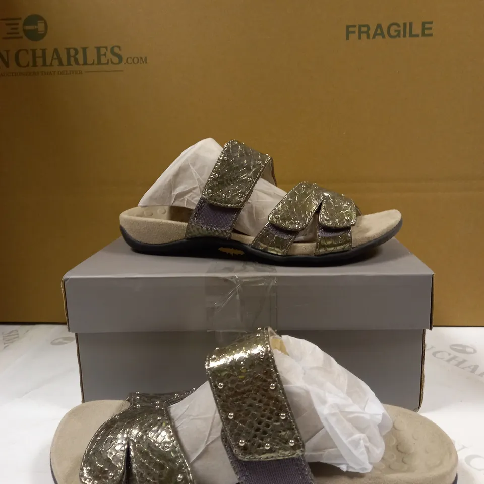 VIO SLIDE SANDLE PEWTER UK 5.5