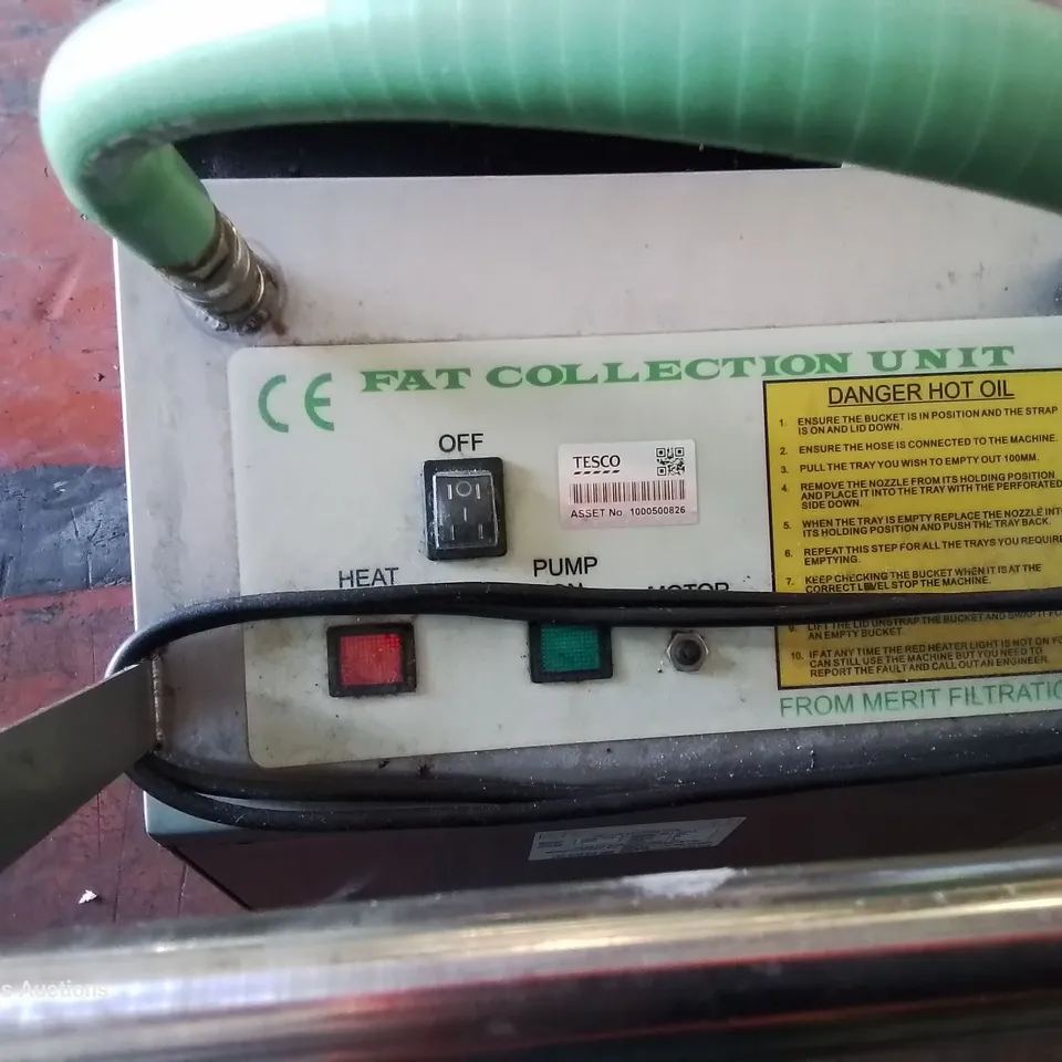 MERIT FILTRATION FAT COLLECTION UNIT Model MERLIN FCU