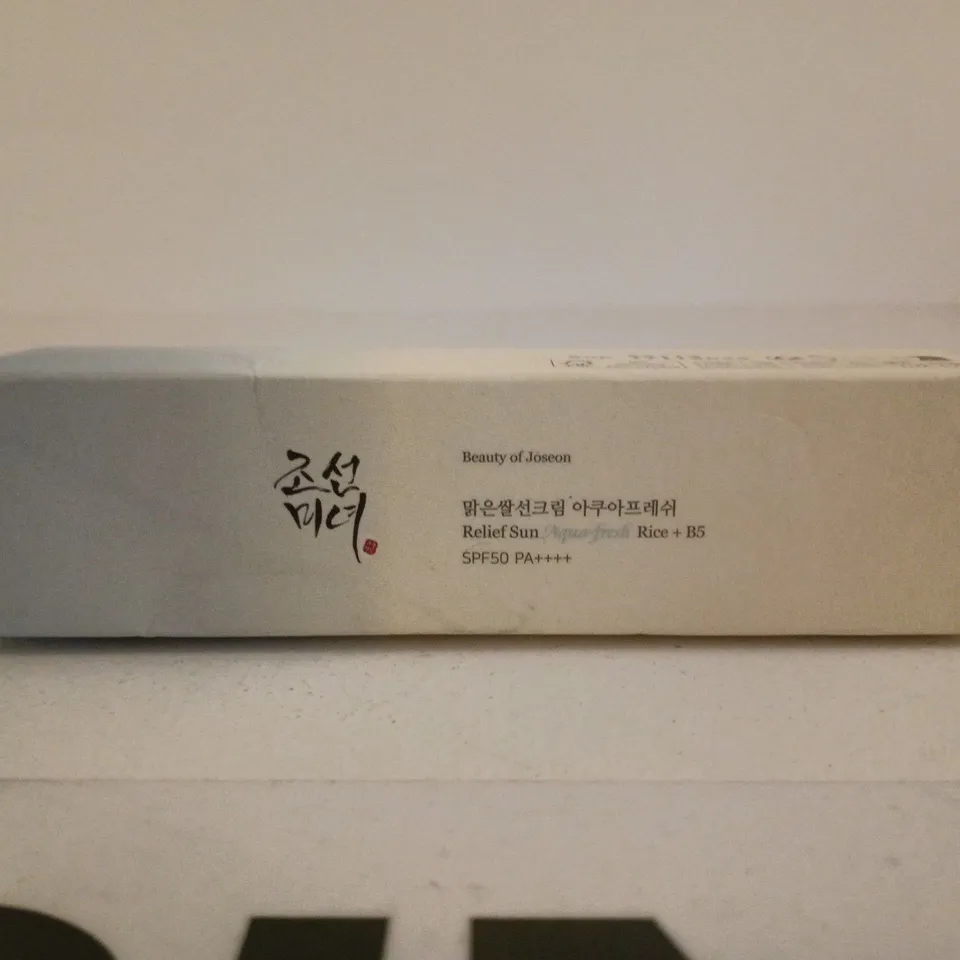 BOXED BEAUTY OF JOSEON RELIEF SUN SPF50 PA++++ – RICE + B5
