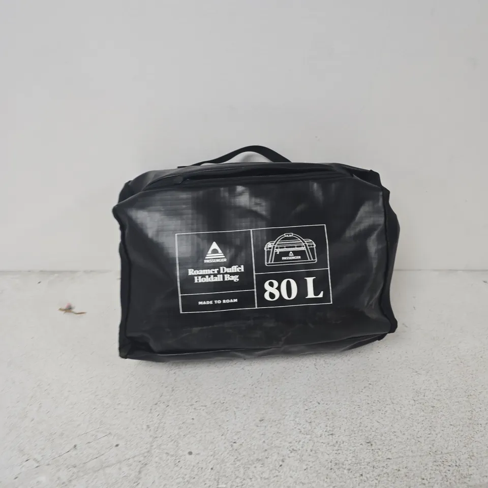 ROAMER DUFFEL HOLDALL BAG – BLACK, 80 L