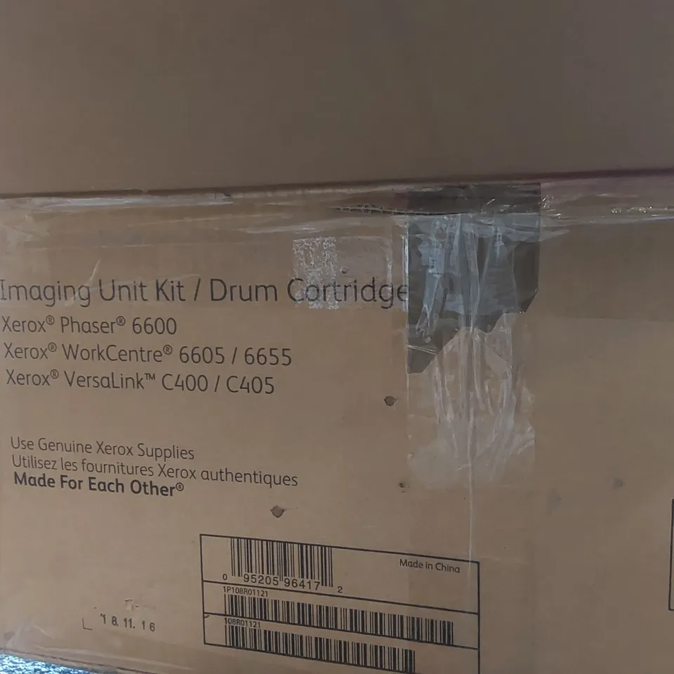 BOXED XEROX IMAGING UNIT KIT/DRUM CARTRIDGE KIT