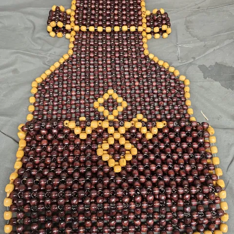 WOODEN BEAD SEAT CAR SEAT COVER