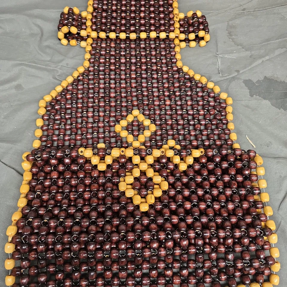 WOODEN BEAD SEAT CAR SEAT COVER