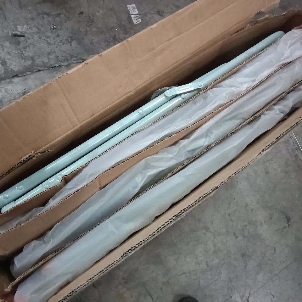 SET OF 4 LASANA METAL FOLDING CHAIRS IN DUCK EGG