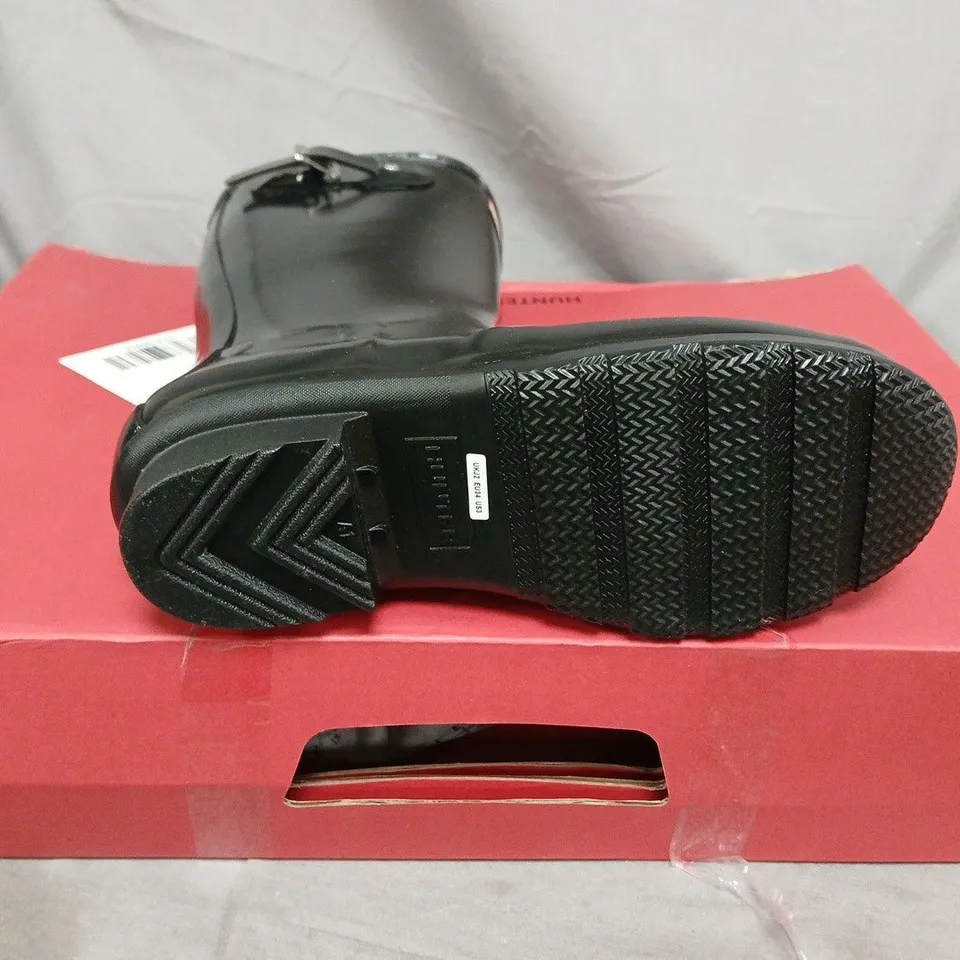 HUNTER BOOTS BLACK UK SIZE J2