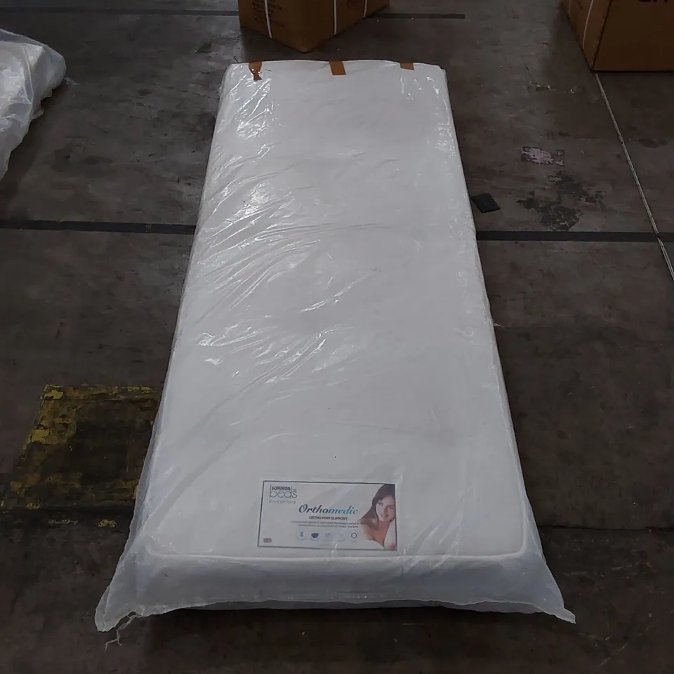 QUALITY BAGGED SMALL SINGLE SOMINOR ORTHOMEDIC FIRM MATTRESS