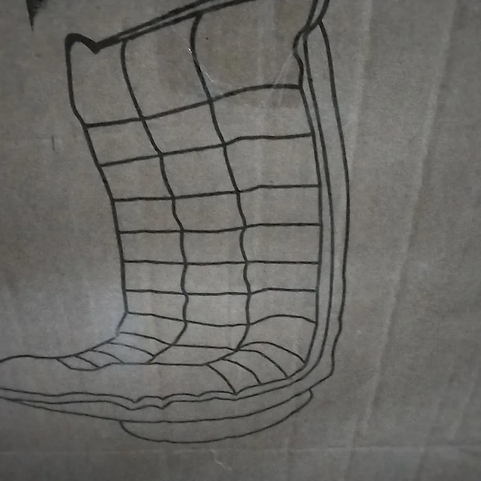 BOXED FIRESIDE CHAIR TEAL FABRIC 