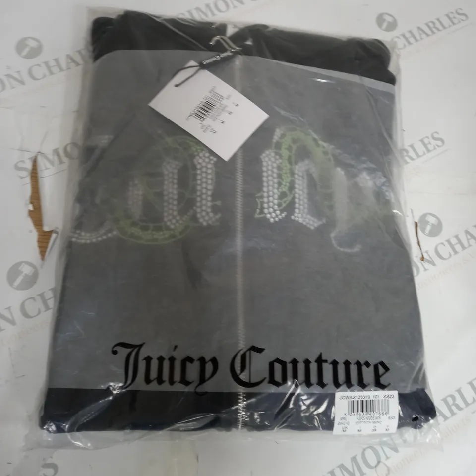 JUICY COUTURE FLEECE HOODIE SIZE M  