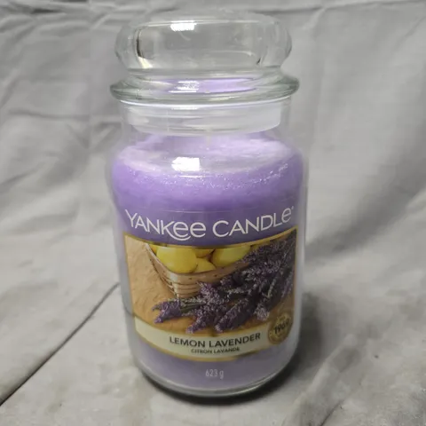 YANKEE CANDLE LEMON LAVENDER SCENTED CANDLE (623G)