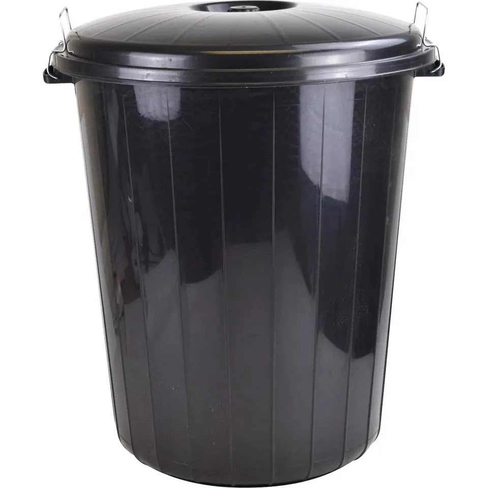 BOXED PLASTIC MANUAL LIFT KITCHEN TRASH CAN 