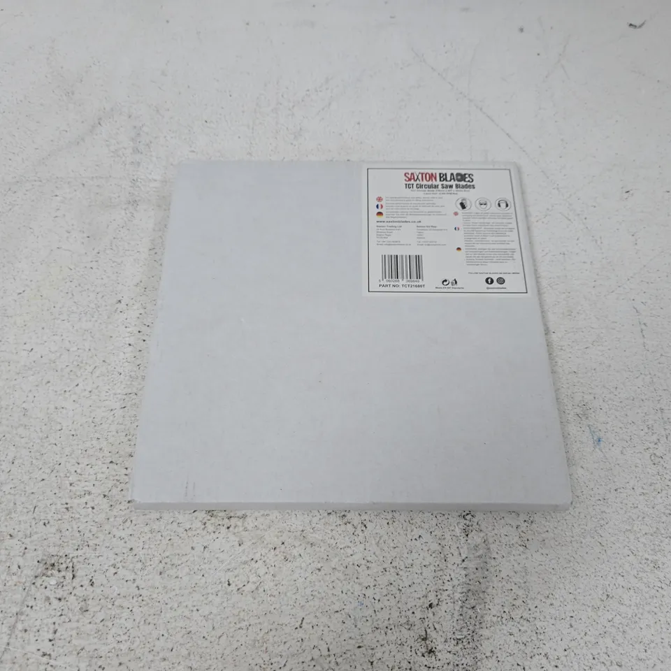 BOXED TCT21680T SAXTON TCT CIRCULAR WOOD SAW BLADE 216MM X 30MM X BORE X 80T FOR BOSCH MAKITA DEWALT