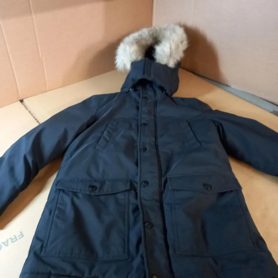 TOMMY HILFIGER BLUE PADDED COAT - SIZE UNKNOWN