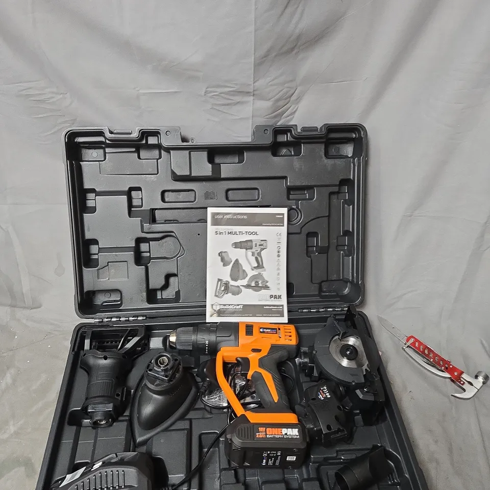 BUILEDCRAFT 18V 5 IN 1 MULTI TOOL