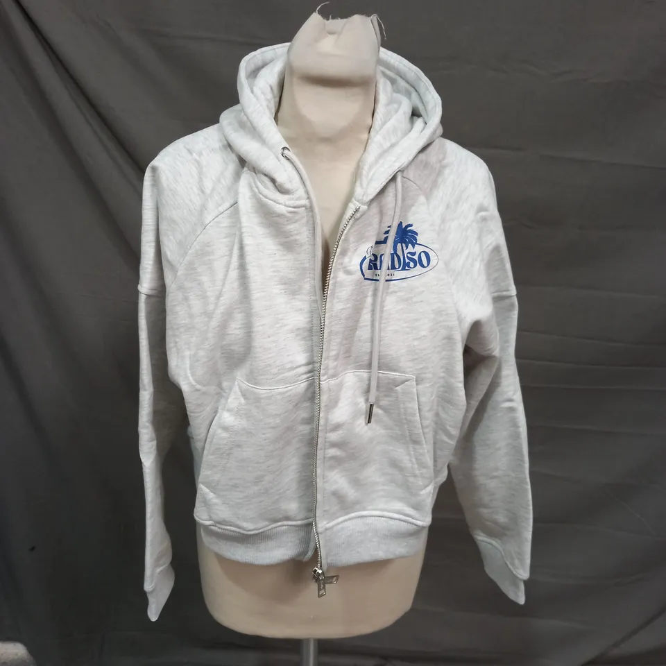 DES VU CLUB PARADISO ZIP THRU HOODIE - XS