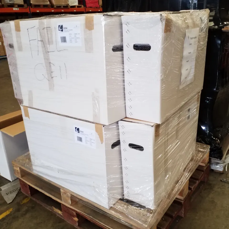 PALLET OF 14 CALYPSO VESIMA CERAMIC VANITY BASINS 610×460×160MM