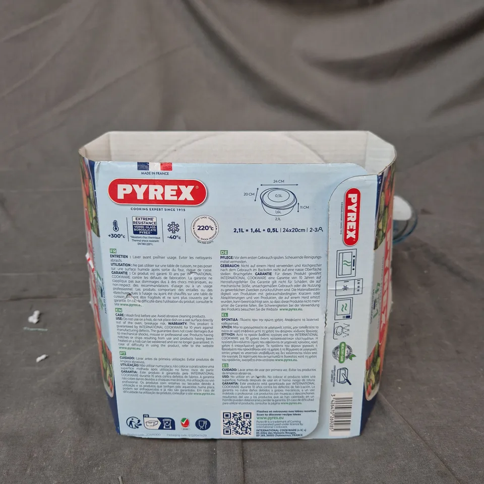 PYREX 4-IN-1 GLASS MIXING BOWL – CLEAR GLASS