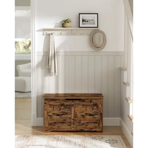 AUGUST GROVE BOX - RUSTIC BROWN - 46" H × 80" W × 40" D