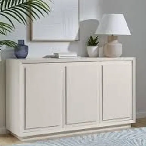 BOXED ALSOP 3 DOOR SIDEBOARD - WHITE OAK (1 BOX)