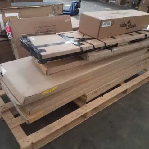 PALLET CONTAINING ASSORTED FLATPACK FURNITURE PARTS