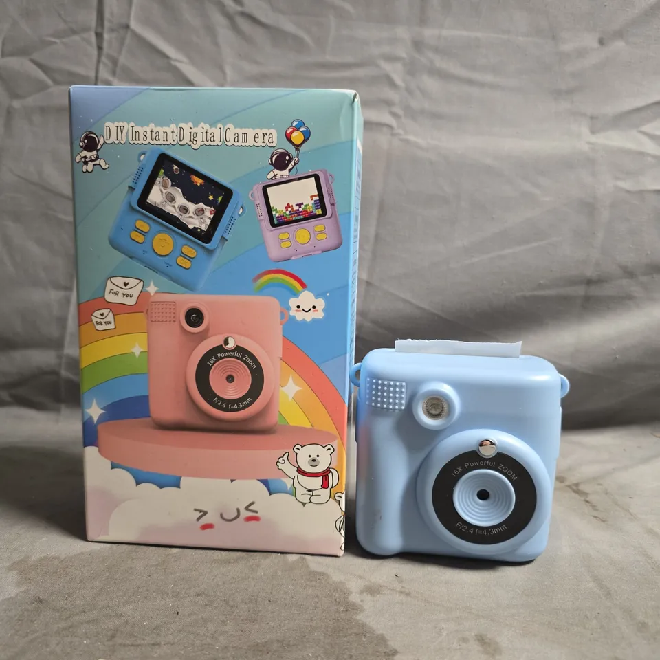 DIY INSTANT DIGITAL CAMERA TOY – BLUE