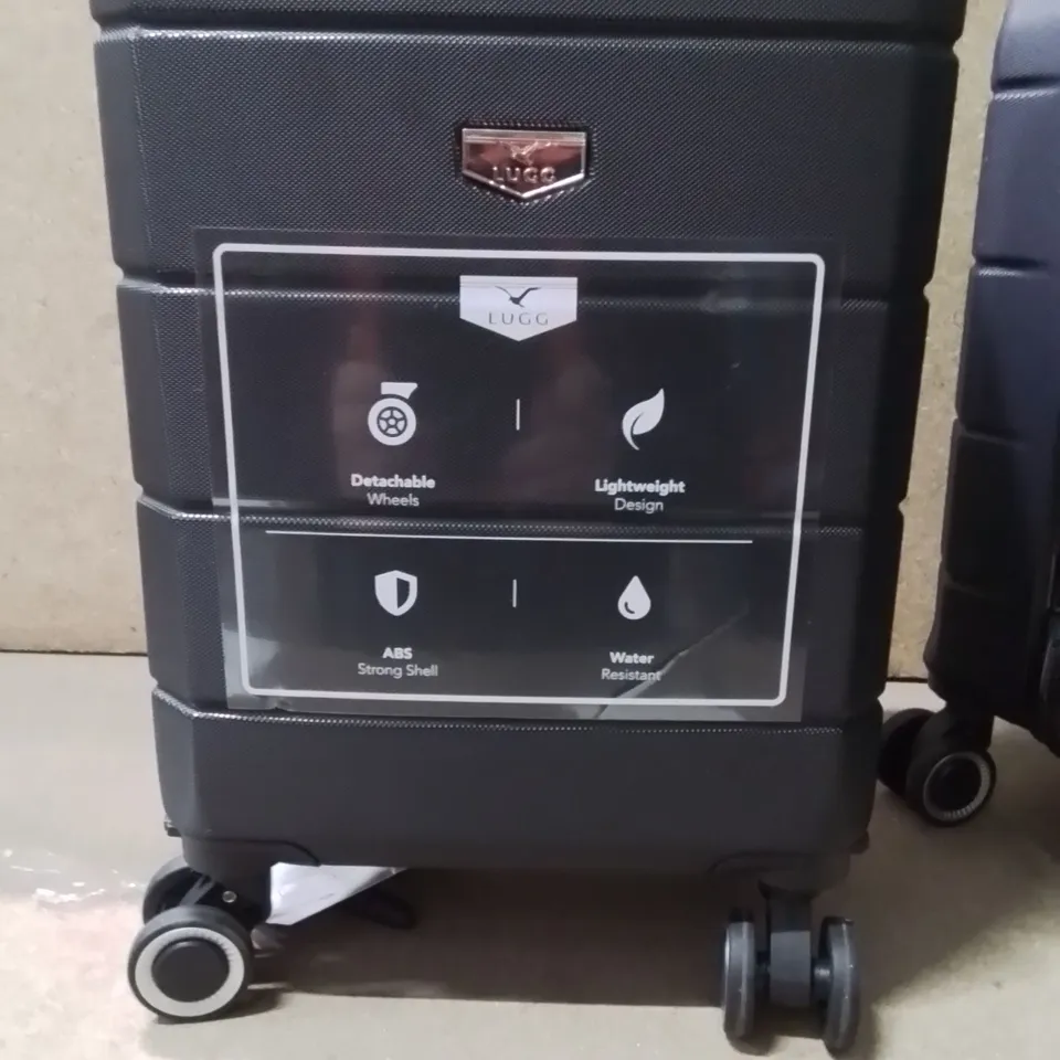 LUGG JETSET CABIN BAG BLACK 