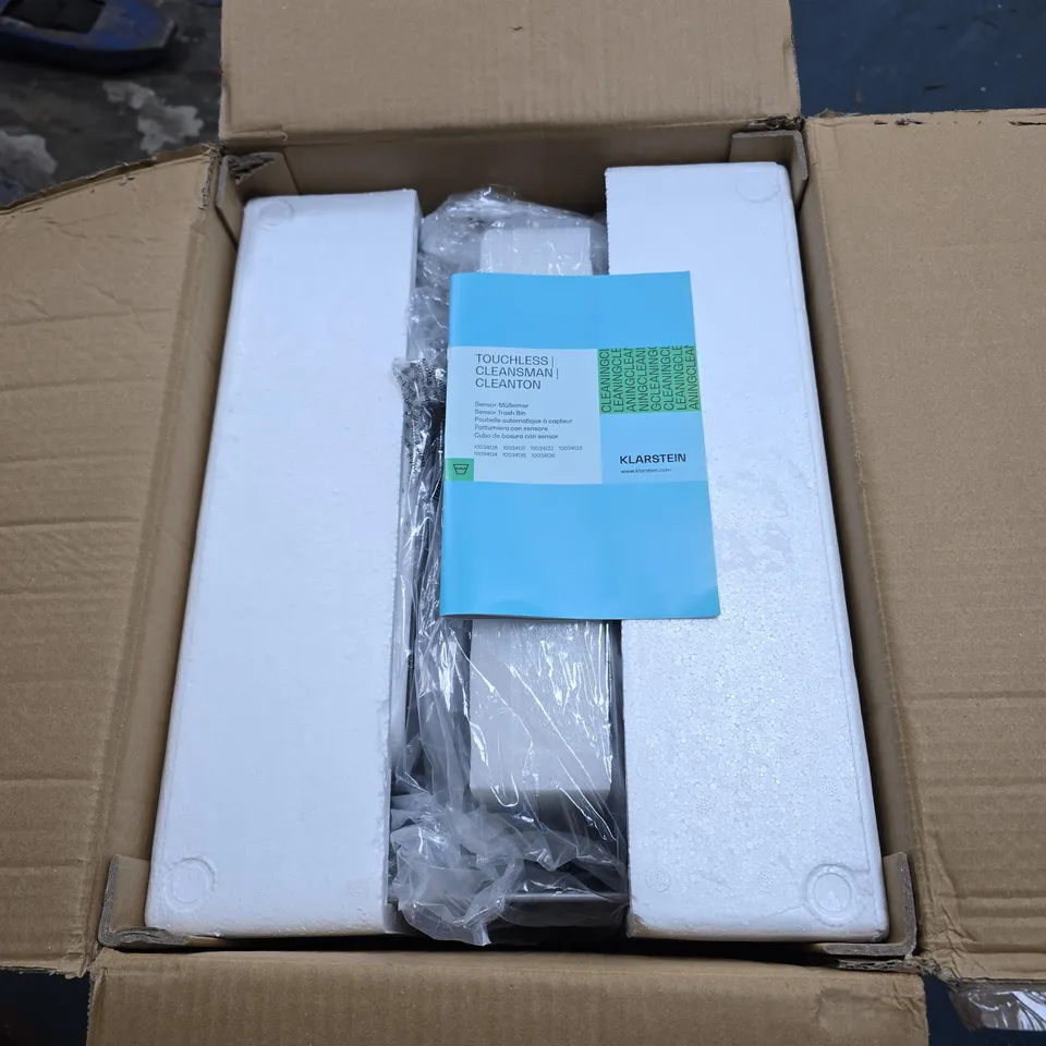 KLARSTEIN TOUCHLESS SENSOR TRASH BIN WITH MANUAL