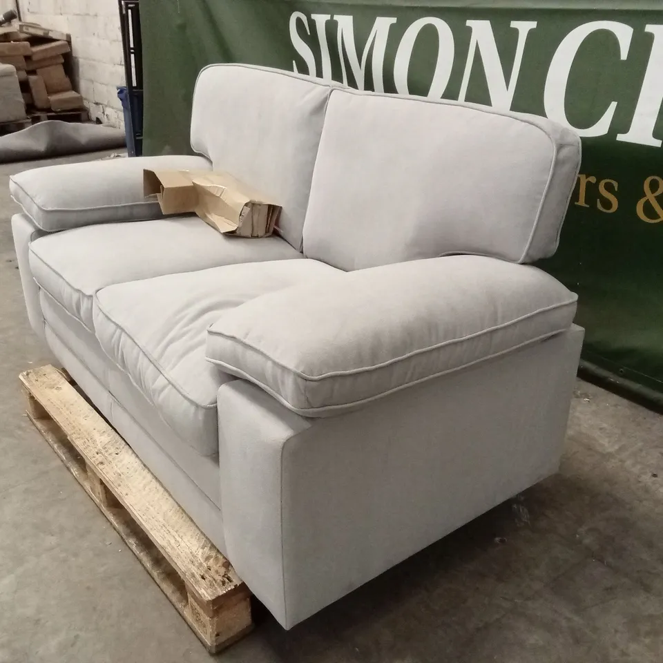 CHATHAM 2 SEATER SOFA, DOVE GREY CLASSIC PLUSH FABRIC