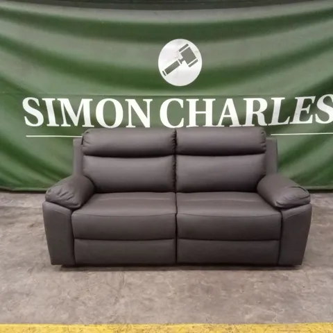 EDISON 3 SEATER LUXURY FAUX LEATHER MANUAL RECLINER