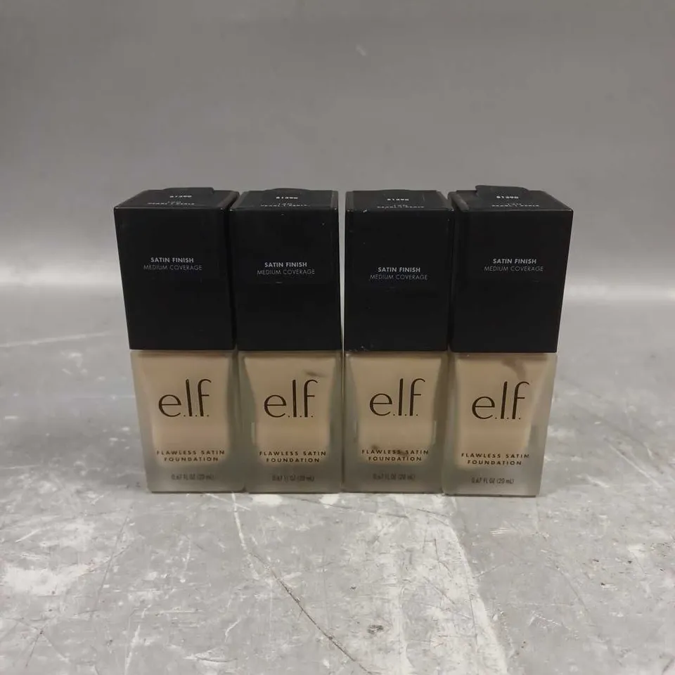 SEALED ELF X4 FLAWLESS SATIN FOUNDATION IN 120 PEARL 20ML