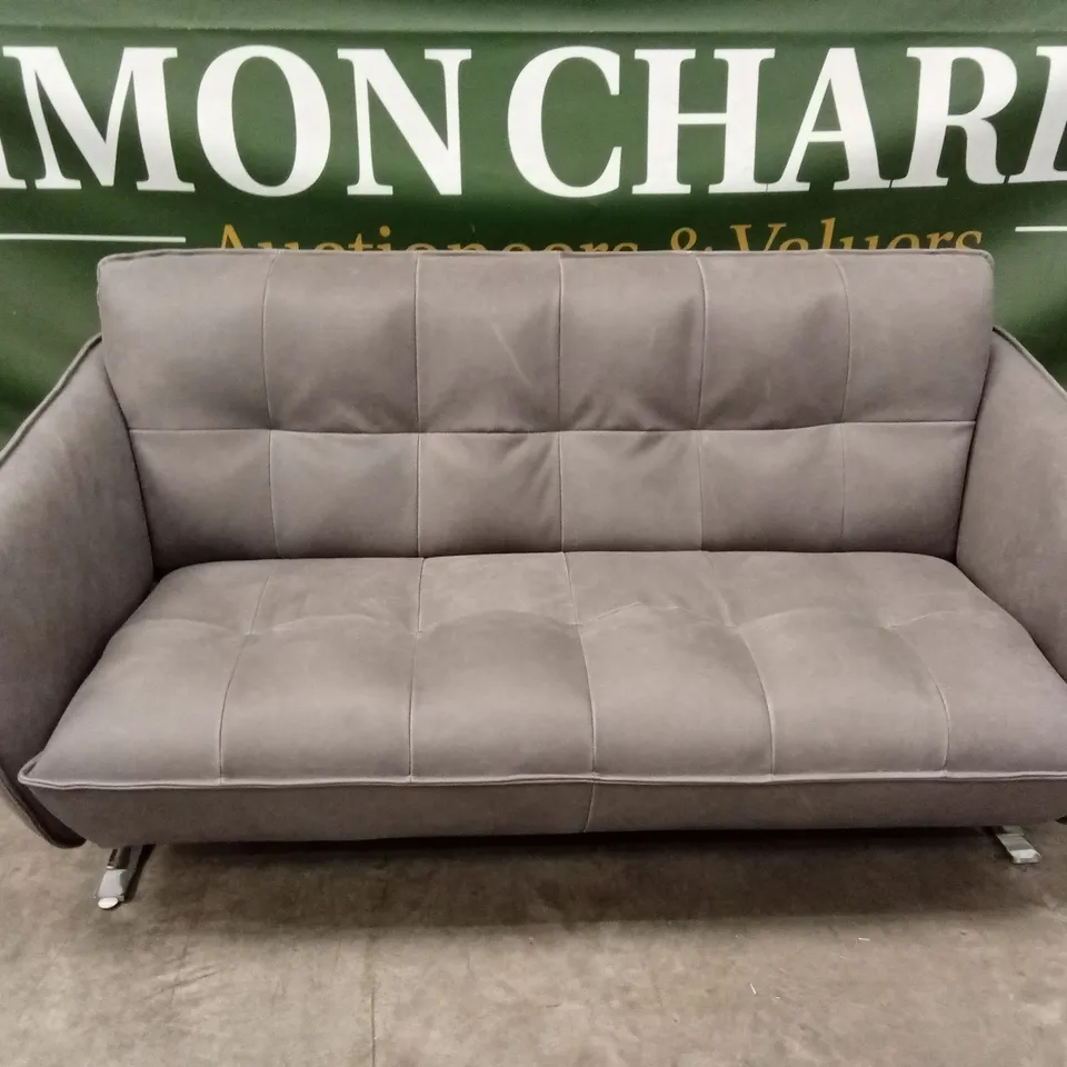 QUALITY DESIGNER ITALIAN MADE SEVILLE 2 SEATER LEATHER SOFA