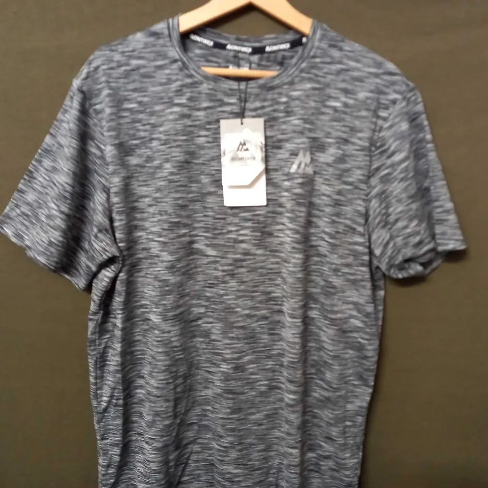 MONTIREX TRAIL 2.0 TEE IN PLATINUM GREY/CEMENT GREY - LARGE