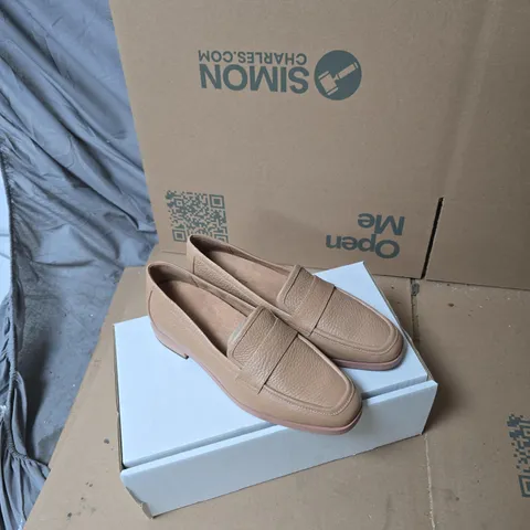 VIONIC SELLAH LOAFER – TAN LEATHER – WOMEN'S SLIP-ON UK 6.5