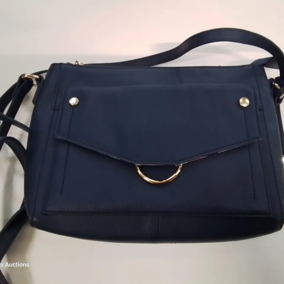 ASHWOOD GENUINE LEATHER HANDBAG IN BLUE